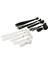 Rolson 60921 Cable Tie Set, Black/white 1