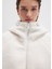 Peluş Detaylı Kapüşonlu Ekru Ceket 1110215-80194 6