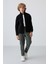 Standart Fit 2li Paket Siyah-Haki Erkek Çocuk Polar Sweatshirt - 11223 4