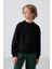 Standart Fit 2li Paket Siyah-Gri Melanj Erkek Çocuk Sweatshirt - 11232 4