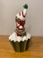 Kırmızı Yılbaşı Kurabiye Adam Cupcake Için Mini Boy 15 Cm, Tatlı Süsleyici 3