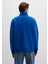 Yarı Fermuarlı Mavi Logo Baskılı Mavi Sweatshirt 0S10585-70907 5