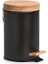 Orret Bambu Kapaklı Metal Çöp Kovası – Hidrolik Sistemli Yavaş Kapanma Özellikli, Pedallı, Ban 1