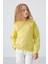 Oversize 3lü Paket Sarı-Ekru-Su Yeşili Kız Çocuk sweatshirt - 75150 2
