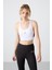 Slim Fit U Yaka 2li Paket Siyah-Beyaz Kadın Spor Büstiyer - 97121 3