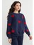 3 Iplik Fiyonk Nakışlı Oversize Sweatshirt 7