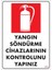Yangın Söndürme Tüpü Uyarı Levhası 25X35 KOD:860 1