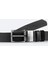 Erkek Siyah Çift Taraflı Deri Kemer B009303 4