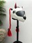 Motor & Motosiklet Kırmızı Simli Çift Örgü Saç ve Simli Şeytan Boynuzlu Set Kask Dış Aksesuarı 8