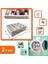 12 Bölmeli Çekmece Düzenleyici + Ayakkabı Yıkama Filesi Kapak Bağlamalı 35X20 cm - 2li Set H2G0C1 1