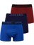 Erkek Çok Renkli Pamuklu Premium 3'lü Boxer Seti – Ultra Rahat & Esnek Boxer 2603122 1