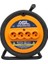 ASL-1020 20 Metre 4 Priz Girişli Makaralı Uzatma Kablosu 3000W 3x1.5mm 3