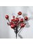 Kırmızı Simli Pullu Mini Berry Yılbaşı Süsü 20 cm 2