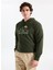 Kapüşon Yaka Koyu Yeşil Erkek Sweatshırt 12278626_JJSUN Sweat Hood 3