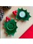 Yeşil Çobanpüskülü Tealight Mumluk, Şık ve Doğal Dekoratif Obje 1