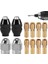 12PCS 0 8-3 2mm Anahtarsız Matkap Ayakkabı Seti 1/32 Ila 1/8 Inç Değiştirme Döner Alet Zımparalama Davul 8 Boyutları Matkap Alet Seti (Yurt Dışından) 2