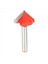 10X Cnc Gravür V Groove Bit 3D Bit Yönlendirici Oyma Kesici Aracı 90 Derece 6MMX22MM (Yurt Dışından) 2