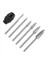 7pc Ahşap Oyma Araçları 1/8inch Shank Hss Gravür Matkap Aracı Ahşap El Sanatları Aksesuarları 4486 Dremel Aracı Için Chuck ile (Yurt Dışından) 3