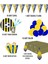 Taraftar Temalı Sarı Lacivert 16 Kişilik Doğum Günü Parti Seti -Taraftar Konsept 2