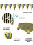 Sarı Lacivert Taraftar Doğum Günü Parti Seti - Çocuklara Özel Temalı Doğum Günü Konsepti 32 Kişilik 2