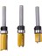 3pcs 1/4 Inç Floş Trim Yönlendirici Bit Desen Bit Üst ve Alt Yatak 1/2 Inç Bıçak Şablonu Kenar Ahşap Düzeltici Kesici Marangoz (Yurt Dışından) 1