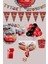 Cars Arabalar Temalı Erkek Çocuk Şimşek Mgueen 8 Kişilik Full Set Doğum Günü Parti Malzemeleri 1