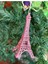 Büyük Simli Yılbaşı Dekoru, Pembe Eiffel Kulesi, Koleksiyonluk Süs, Şık ve Parlak. 2