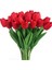 20 Adet Simüle Lale, Kırmızı (Yurt Dışından) 1