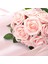 50 Adet Yapay Gül Yaprakları Allık Pembe Güller Real Touch Sha (Yurt Dışından) 3