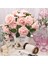50 Adet Yapay Gül Yaprakları Allık Pembe Güller Real Touch Sha (Yurt Dışından) 5