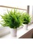 4 Adet Yapay Boston Fern Plastik Bitkiler Çalılar Yapay (Yurt Dışından) 3