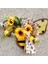 Bee Ayçiçeği Çelenk Bal Arısı Günü Dekorasyonu El Yapımı Yapay (Yurt Dışından) 4