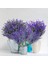9 Dal Yapay Lavanta Mor Çiçek Yapay Bitkiler (Yurt Dışından) 3