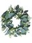 Esinti Okaliptüs Yapay Çelenk, Çelenk Noel Kapı Çelengi Duvar Çelengi Ivy Garland Eu (Yurt Dışından) 1