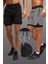 2 Li Paket Gym ve Fitness Erkek Astarlı Taytlı Şort Gizli Cep Detaylı Düz Desen 8