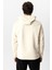 Bej Regular Fit Pamuklu Kapüşonlu Sweatshirt 4