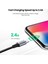 Lightning - USB-A Örgülü MFi Sertifikalı İphone Hızlı Şarj Kablosu, 2 m, Gümüş, 60163 3