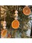 3 Parça Dekoratif Yılbaşı Süsü Portakal Renkli, Dolap, Duvar, Raf, Askı Için 2