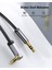 90 derece Dik Açılı 3.5mm Flat Aux Ses Kablosu 1 Metre, 10597 4