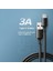 USB-C - USB-A 3A QC Hızlı Şarj Kablosu, 1 m, Beyaz, 60121 3