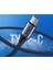 USB-C - USB-A 3A QC Örgülü Hızlı Şarj Kablosu, 1 m, Gümüş Beyazı, 60131 6