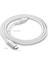 USB-C 60W 3A QC PD Hızlı Şarj Kablosu, 1 m, Beyaz, 60518 2