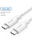 USB-C 60W 3A QC PD Hızlı Şarj Kablosu, 1 m, Beyaz, 60518 7