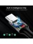 USB-C 100W 5A QC PD Örgülü Hızlı Şarj Kablosu, 1 m, Siyah, 70427 5