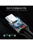 USB-C 100W 5A QC PD Örgülü Hızlı Şarj Kablosu, 1 m, Siyah, 70427 8