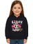 Unisex Baskılı Çocuk Swaetshirt Labubu Baskılı Kapüşonlu 3 Iplik Şardonlu 2