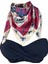 Scarf Laci-Bordo Etnik Fular 70*70 cm 1