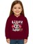 Unisex Baskılı Çocuk Swaetshirt Labubu Baskılı Kapüşonlu 3 Iplik Şardonlu 2