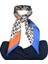 Nil Scarf Laci/kahve 70*70 cm Fular Eşarp 6