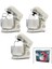Standlı Mikser - Blender Seti 3 Farklı Uç 8 Kademe Hız+Turbo Hamur Yoğurma-Çırpıcı-Karışıtırıcı+ Kase 1300W 6lt Çelik Hazne -SMX-2769 1
